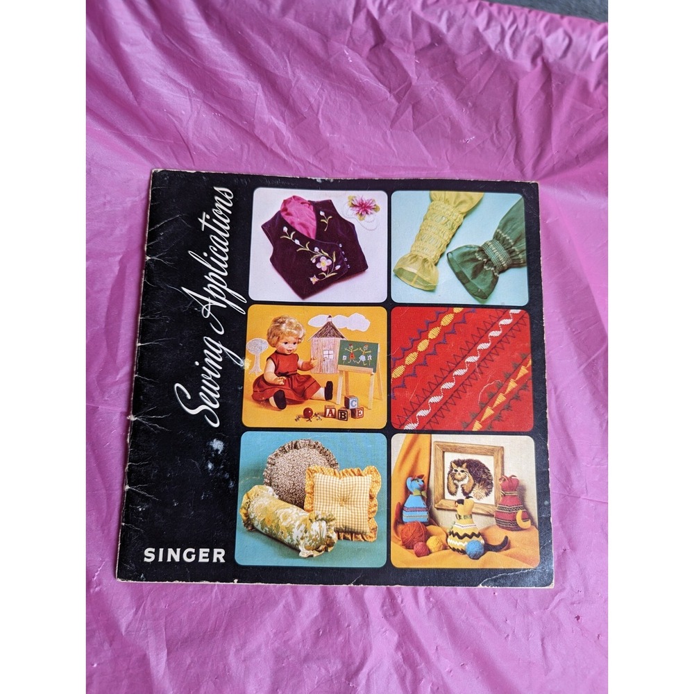 H1 vintage 1975‎ Singer sewing applications booklet basics for sewing machines